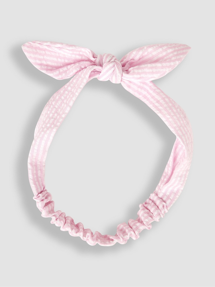 JoJo Maman Bébé Pink 2-Pack Headbands - Image 4 of 4
