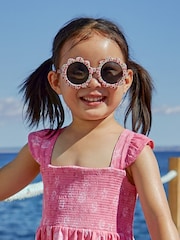 JoJo Maman Bébé Pink Cherry Flower Sunglasses - Image 1 of 6