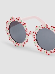 JoJo Maman Bébé Pink Cherry Flower Sunglasses - Image 4 of 6