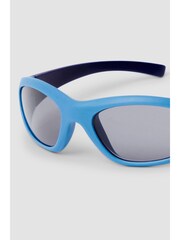 JoJo Maman Bébé Blue Colour Block Sunglasses - Image 2 of 2