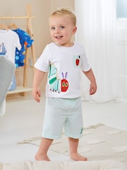 JoJo Maman Bébé White The Very Hungry Caterpillar Pyjamas - Image 1 of 4