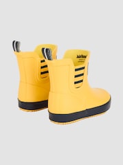 JoJo Maman Bébé Marigold Yellow Ankle Wellies - Image 3 of 4