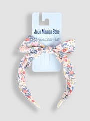 JoJo Maman Bébé Floral Bow Headband - Image 1 of 2