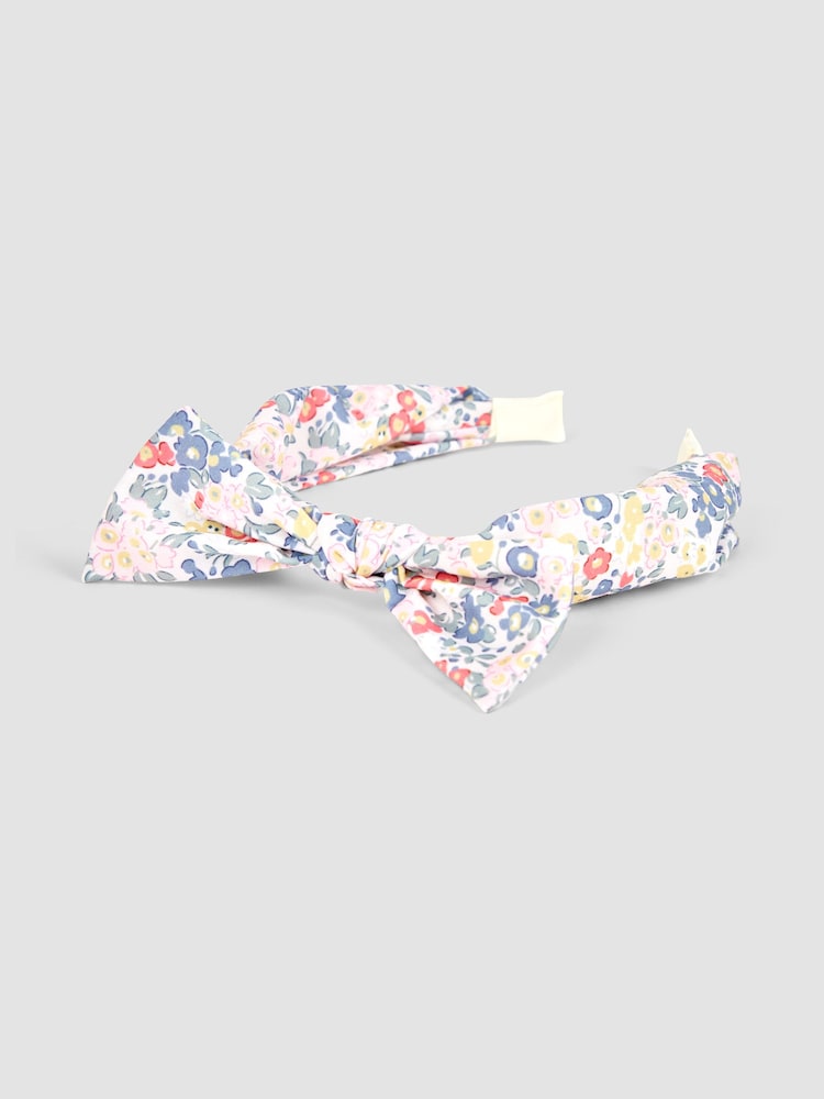 JoJo Maman Bébé Floral Bow Headband - Image 2 of 2