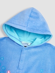 JoJo Maman Bébé Bright Peppa Pig Towelling Hooded Poncho - Image 4 of 5