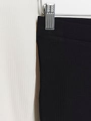 River Island White/Black Girls 100% Cotton Kickflare Trousers - Image 3 of 4