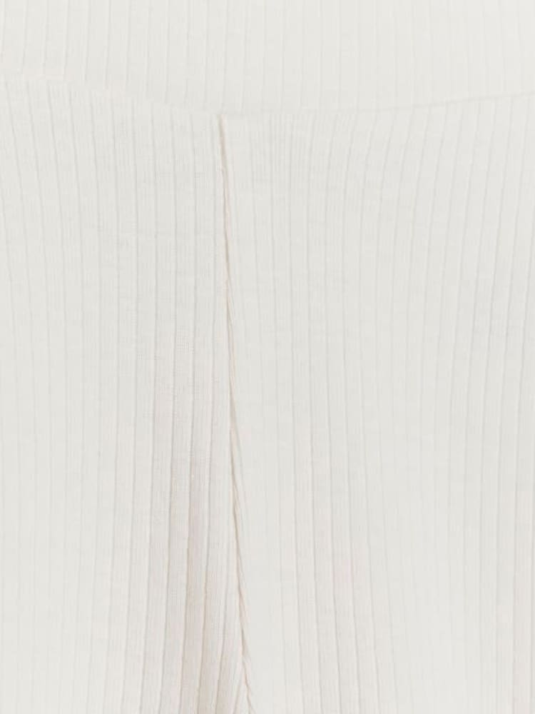 River Island White/Black Girls 100% Cotton Kickflare Trousers - Image 4 of 4