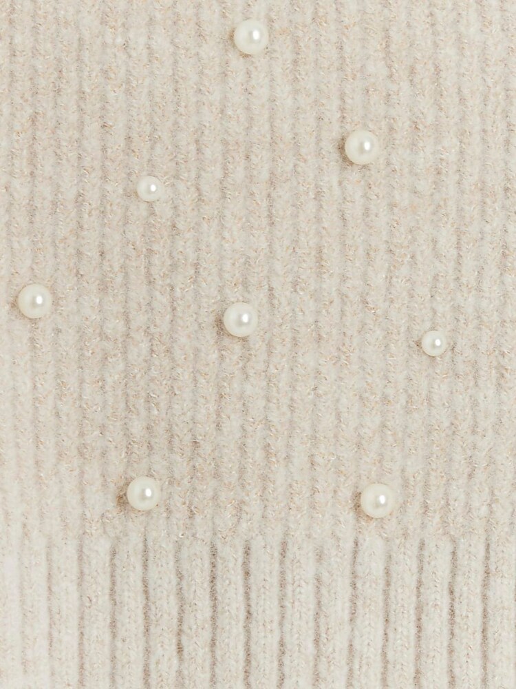 River Island Brown Girls Pearl Embellished Hybrid Jumper Set - Image 6 of 6 River Island Brown Girls Pearl Embellished Hybrid Jumper Set - Image 6 of 6