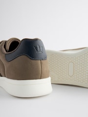 Khaki Green Suedette Trainers - Image 6 of 6