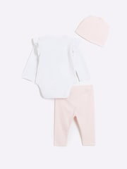 River Island Baby Girls 100% Cotton Turban Set 3 Piece - Image 3 of 5