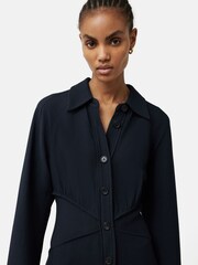 Jigsaw Textured Midi Shirt Dress - Image 5 of 6