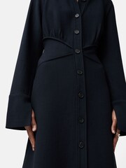Jigsaw Textured Midi Shirt Dress - Image 6 of 6