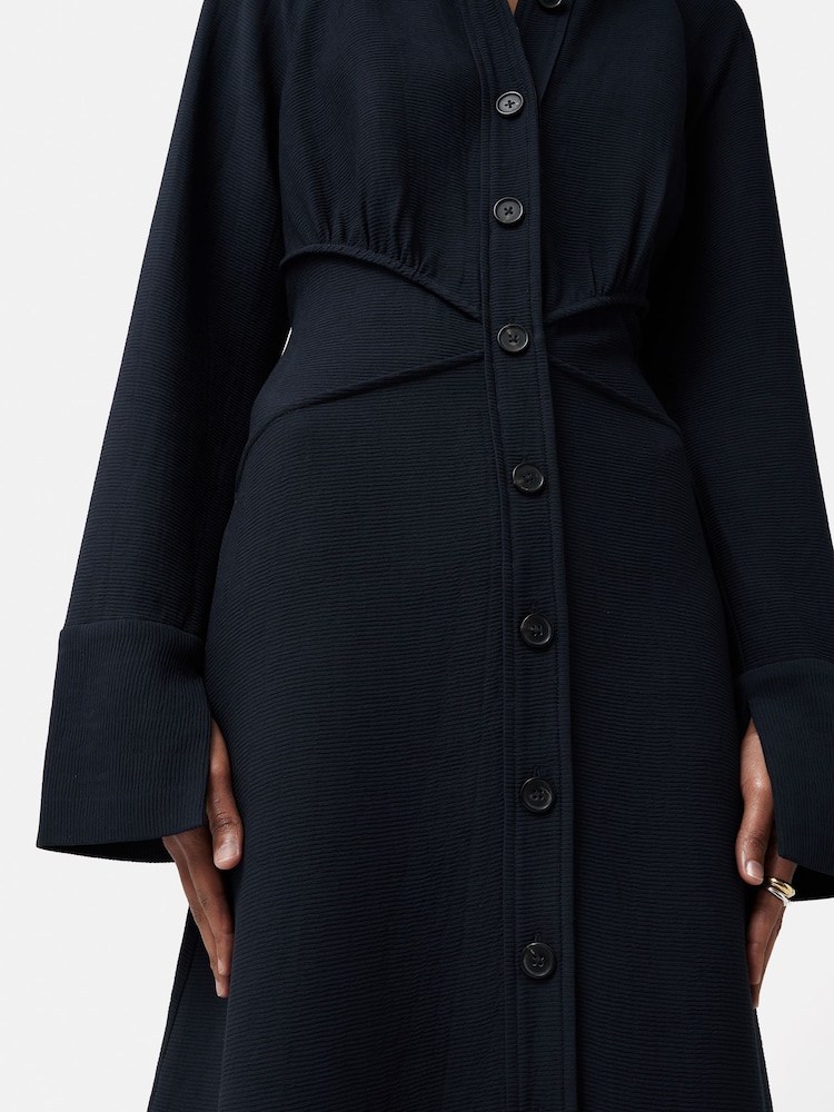 Jigsaw Textured Midi Shirt Dress - Image 6 of 6