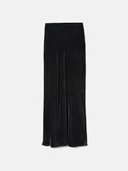 Jigsaw Black Velvet Maxi Skirt - Image 6 of 6