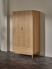 MADE.COM Dark Stain Oak Penn Wardrobe - Image 2 of 7