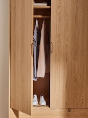 MADE.COM Dark Stain Oak Penn Wardrobe - Image 3 of 7