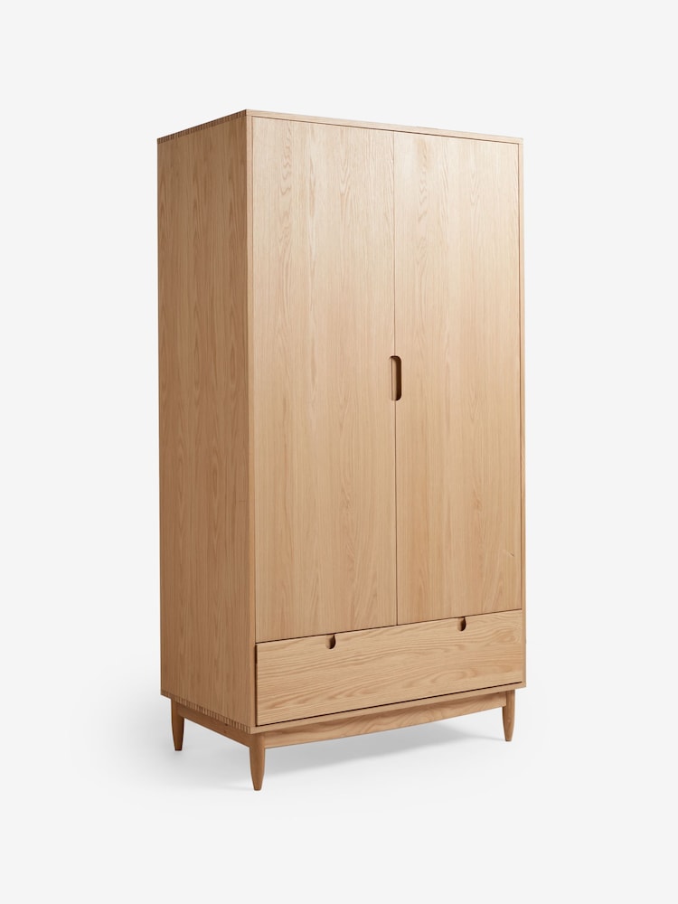 MADE.COM Dark Stain Oak Penn Wardrobe - Image 7 of 7