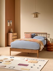 MADE.COM Dark Natural Penn Bed - Image 1 of 6