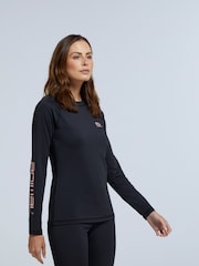 Animal Dark Black Womens Piste Thermal Top - Image 1 of 8