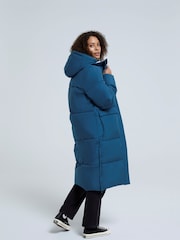 Animal Navy Blue Womens Dawlish Longline Coat - Image 2 of 9