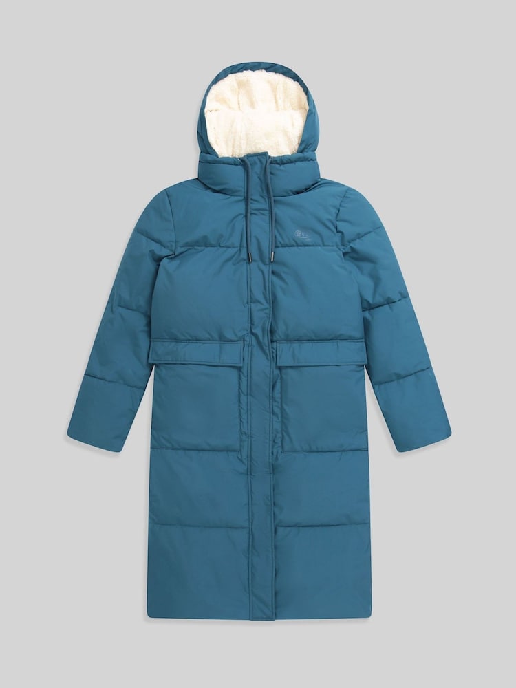 Buy Animal Navy Blue Womens Dawlish Longline Coat from Next Austria