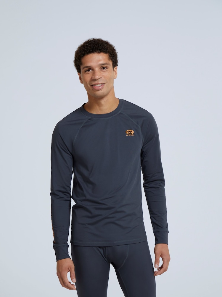 Animal Grey Mens Off Piste Recycled Thermal Top - Image 1 of 8