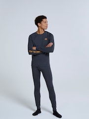 Animal Grey Mens Off Piste Recycled Thermal Top - Image 3 of 8