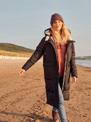 Animal Black Womens Dawlish Longline Coat - Image 1 of 9