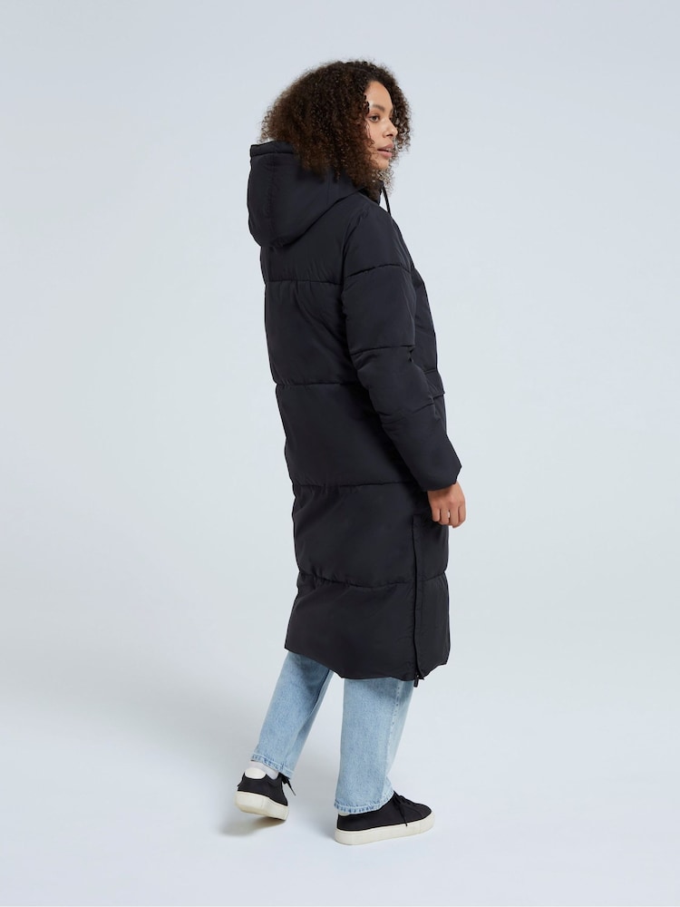 Animal Black Womens Dawlish Longline Coat - Image 2 of 8 Animal Black Womens Dawlish Longline Coat - Image 2 of 8