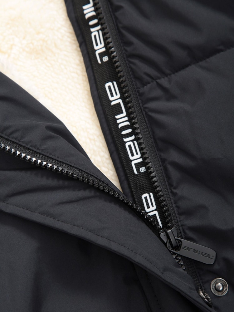 Animal Black Womens Dawlish Longline Coat - Image 8 of 8