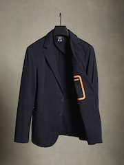 Reiss x McLaren F1 Team Navy McLaren F1 Slim Fit Technical Single Breasted Blazer - Image 2 of 7