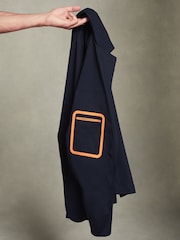 Reiss x McLaren F1 Team Navy McLaren F1 Slim Fit Technical Single Breasted Blazer - Image 6 of 7