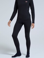Animal Dark Black Womens Piste Thermal Leggings - Image 1 of 7