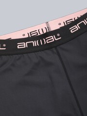 Animal Dark Black Womens Piste Thermal Leggings - Image 7 of 7