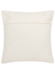 HÖEM Green Ola Jacquard Polyester Filled 100% Cotton Cushion - Image 4 of 7