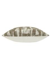 HÖEM Green Ola Jacquard Polyester Filled 100% Cotton Cushion - Image 5 of 7