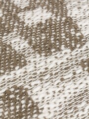 HÖEM Green Ola Jacquard Polyester Filled 100% Cotton Cushion - Image 6 of 7