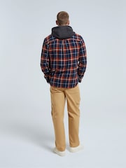 Animal Blue Mens 100% Cotton Cove Flannel Shirt - Image 4 of 8
