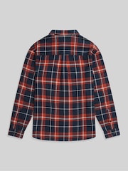 Animal Blue Mens 100% Cotton Cove Flannel Shirt - Image 6 of 8