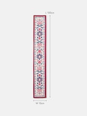 Joules Highgrove Multi Skinny Printed Scarf - Image 7 of 7