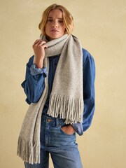 Joules Caversham Grey Knitted Scarf - Image 1 of 4