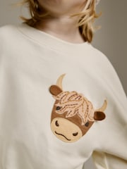 Creme/Hamish - Set mit Figurendesign mit Sweatshirt und Leggings (3 Monate bis 7 Jahre) - Bild 4 von 7