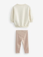 Creme/Hamish - Set mit Figurendesign mit Sweatshirt und Leggings (3 Monate bis 7 Jahre) - Bild 7 von 7