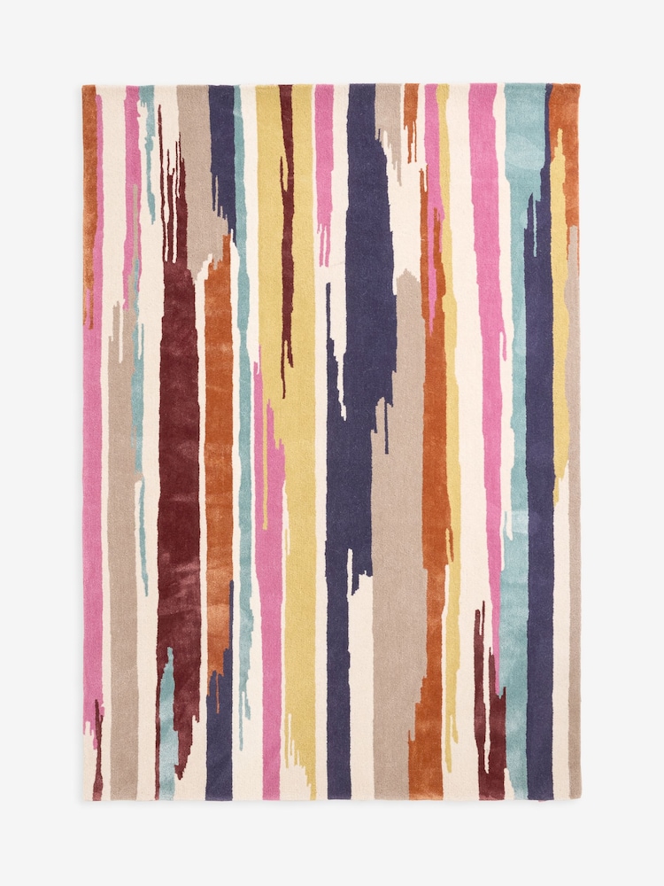 Multi Painted Abstract Rug - Image 5 of 5