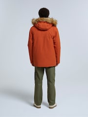 Animal Mens Orange Whitsand Sherpa Zip Jacket - Image 4 of 8