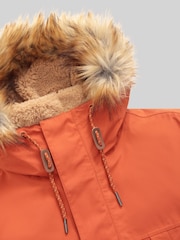 Animal Mens Orange Whitsand Sherpa Zip Jacket - Image 7 of 8