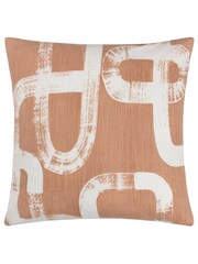 HÖEM Pink Tuba Abstract Polyester Filled 100% Cotton Cushion - Image 3 of 6