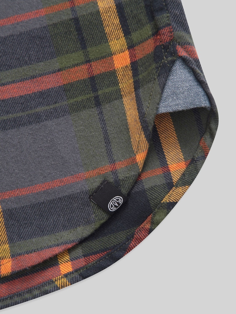 Animal Mens Cove Organic Flannel Shirt - Image 8 of 8