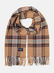 Joules Langtree Rust Brown Scarf - Image 3 of 5