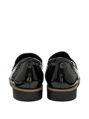 Lotus Black Patent Loafers - Image 3 of 4